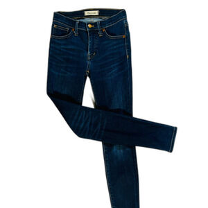 Madewell 9" Hi Rise Skinny Jeans Dark Wash 23 000 EUC Preppy Chic Basic